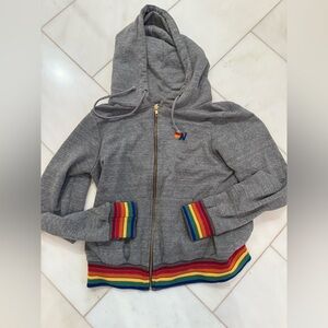 Size small aviator nation zip sweatshirt